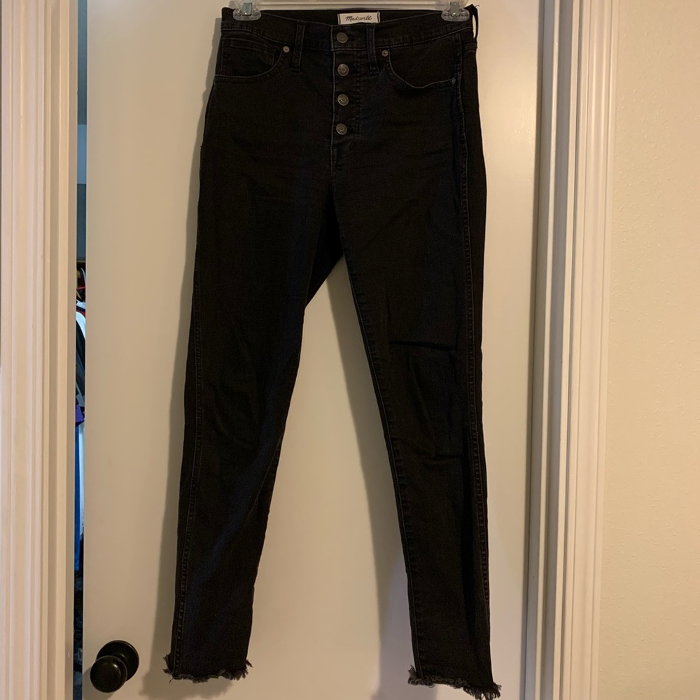 Madewell High-Rise Skinny Jeans in Berkeley Wash